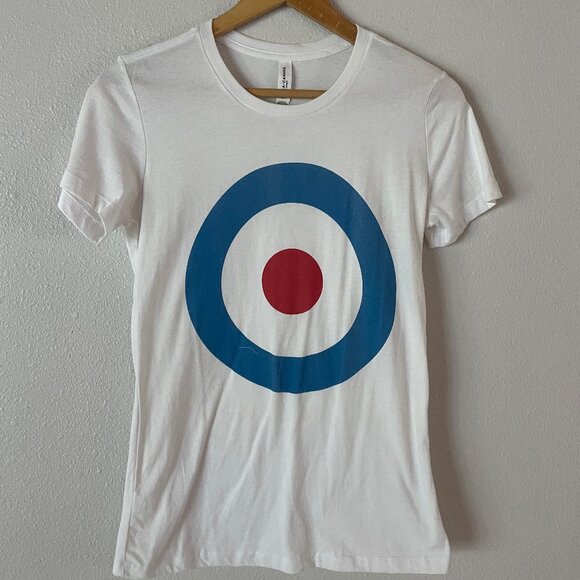 Bella & Canvas MOD Bullseye Scooter T-shirt Size L - Picture 1 of 7